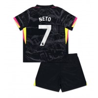 Chelsea Pedro Neto #7 Kolmas Peliasu Lasten 2024-25 Lyhythihainen (+ Lyhyet housut)